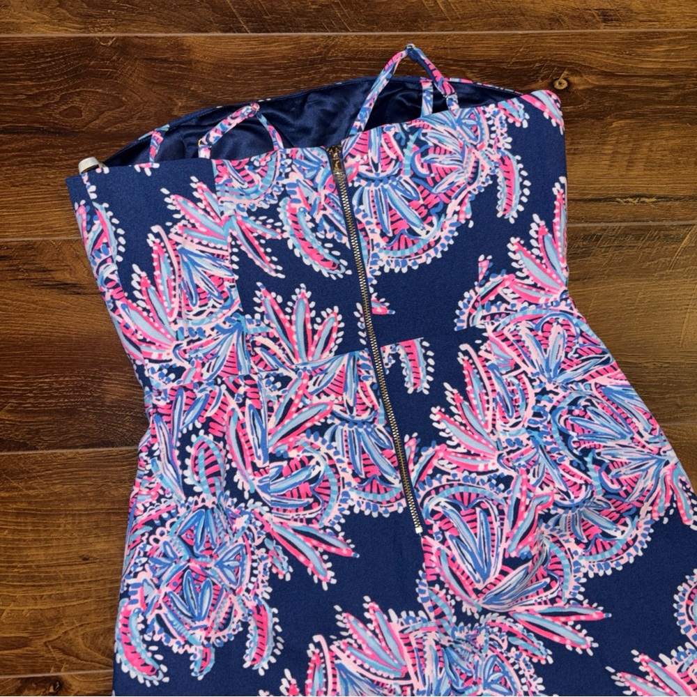 Lilly Pulitzer Sandra Jumper.  Oyster Bay Blue.  Size 2 - Picture 12 of 14